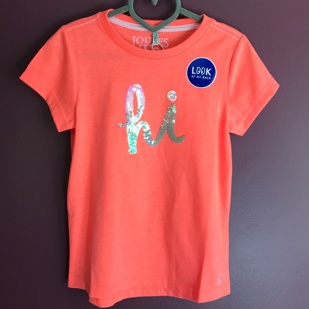 NWT Joules “HI/BYE” Tee Shirt
